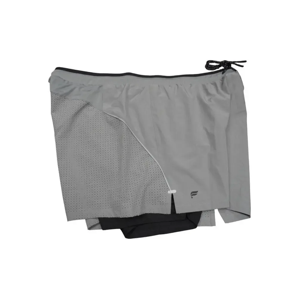 Fabletics Fundamental Short II Lined 5” Men’s XXL Gray Black EUC